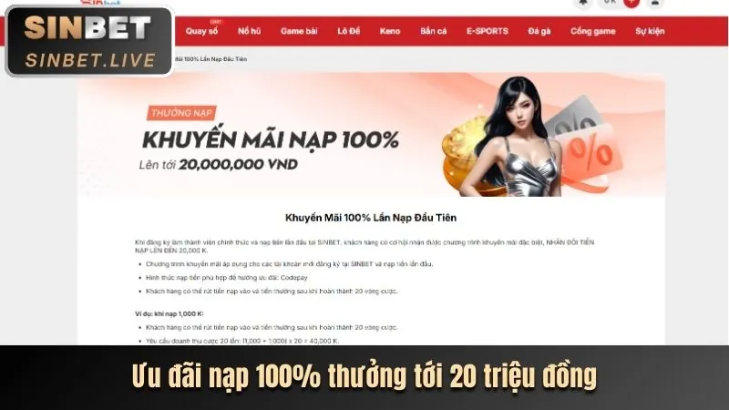 Các chương trình khuyến mãi 86bet hot nhất